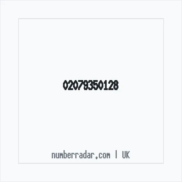 Reverse number check for +44 20 7935 0128 — who called me?