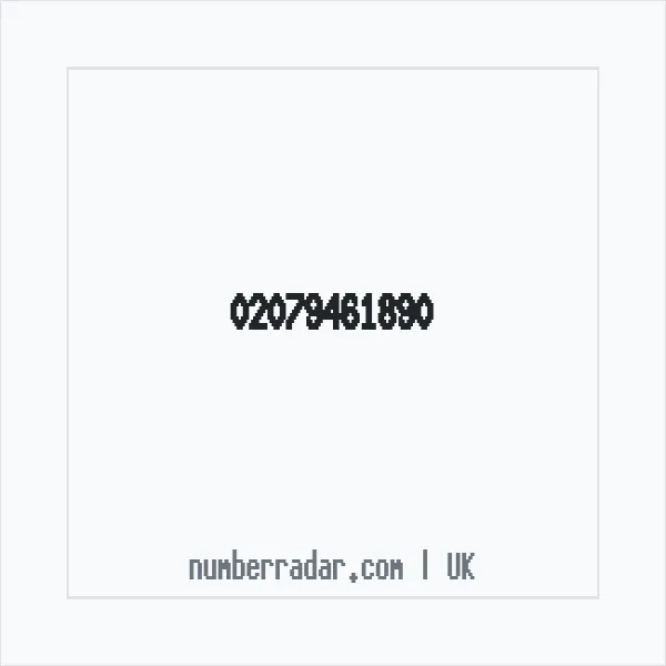 Reverse number check for +44 20 7946 1890 — who called me?