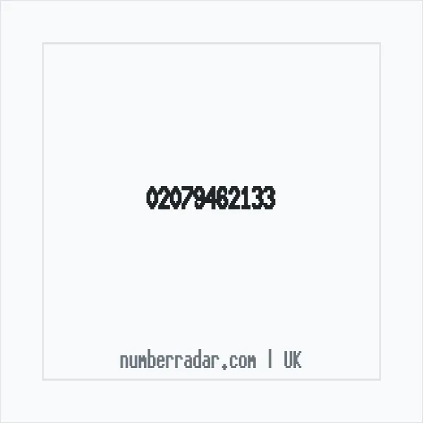 Reverse number check for +44 20 7946 2133 — who called me?