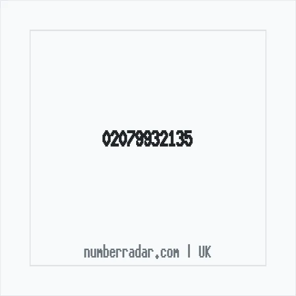 Reverse number check for +44 20 7993 2135 — who called me?