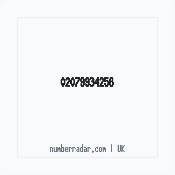 Reverse number check for +44 20 7993 4256 — who called me?