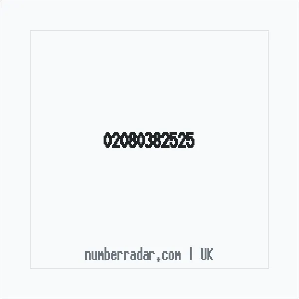 Reverse number check for +44 20 8038 2525 — who called me?