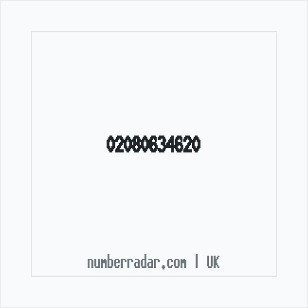 Reverse number check for +44 20 8063 4620 — who called me?