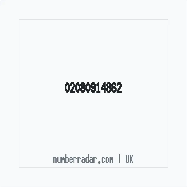 Reverse number check for +44 20 8091 4862 — who called me?