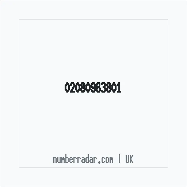 Reverse number check for +44 20 8096 3801 — who called me?