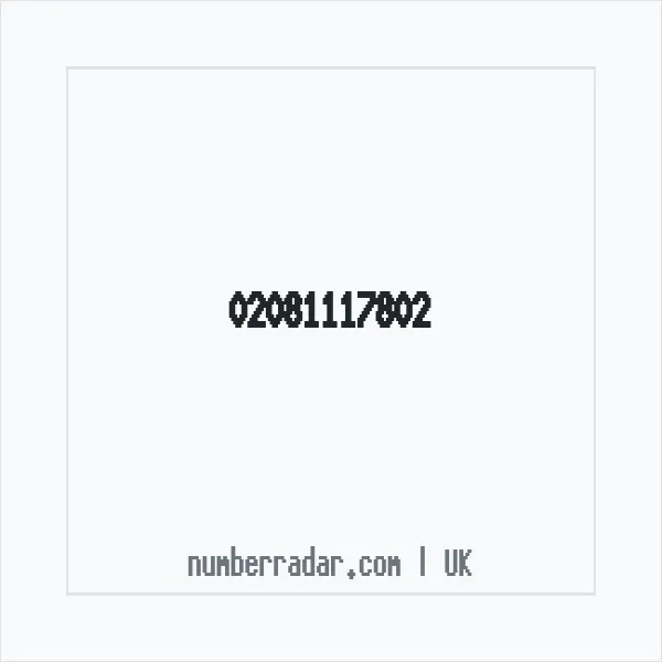 Reverse number check for +44 20 8111 7802 — who called me?