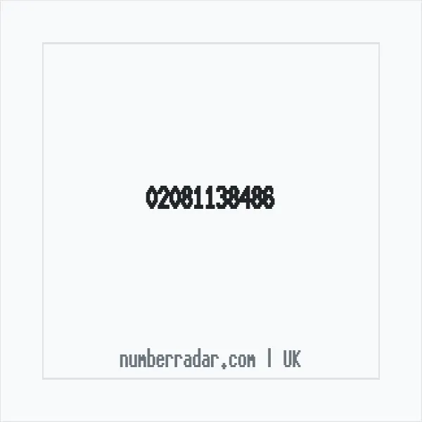 Reverse number check for +44 20 8113 8486 — who called me?