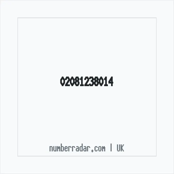 Reverse number check for +44 20 8123 8014 — who called me?