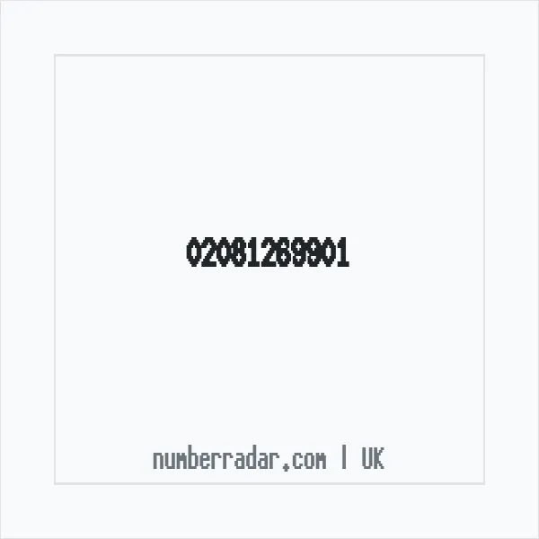 Reverse number check for +44 20 8126 9901 — who called me?