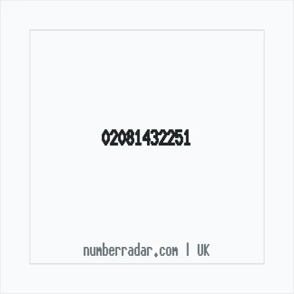 Reverse number check for +44 20 8143 2251 — who called me?