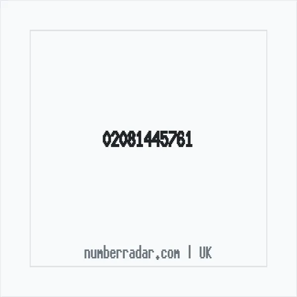 Reverse number check for +44 20 8144 5761 — who called me?