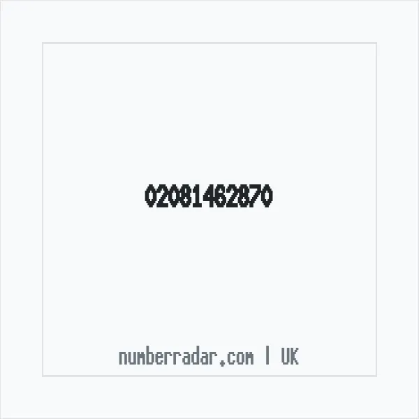 Reverse number check for +44 20 8146 2870 — who called me?