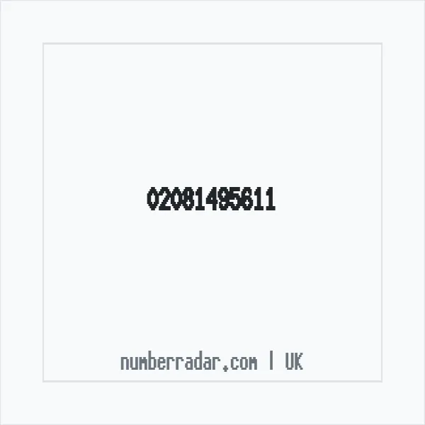 Reverse number check for +44 20 8149 5611 — who called me?
