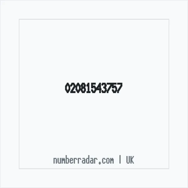 Reverse number check for +44 20 8154 3757 — who called me?