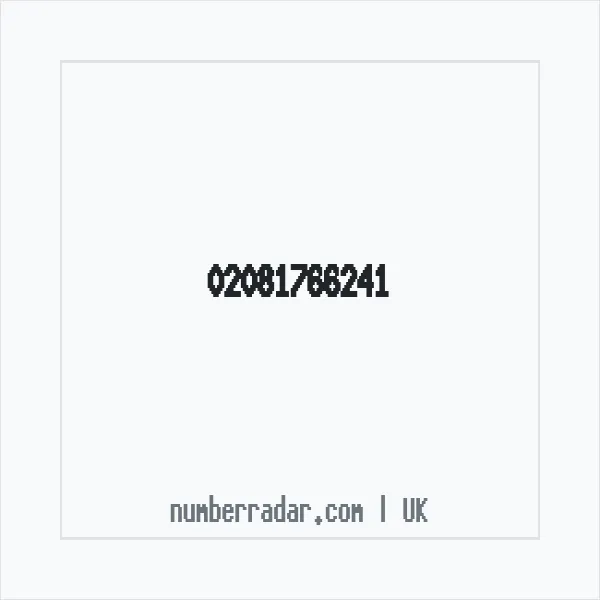 Reverse number check for +44 20 8176 6241 — who called me?