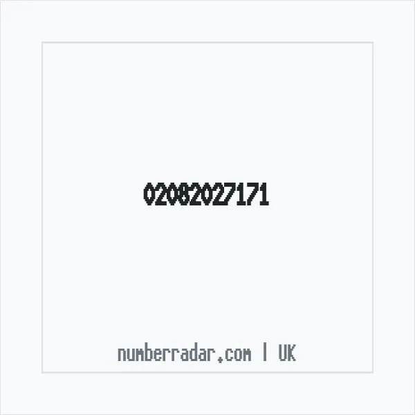 Reverse number check for +44 20 8202 7171 — who called me?