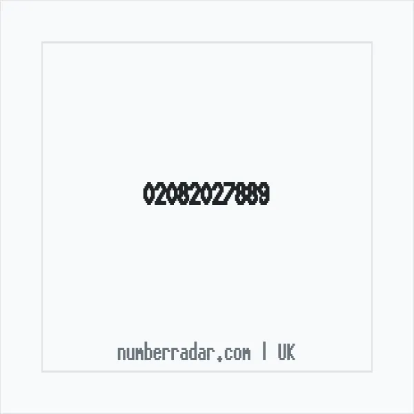 Reverse number check for +44 20 8202 7889 — who called me?