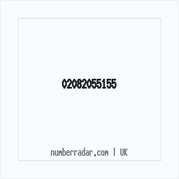 Reverse number check for +44 20 8205 5155 — who called me?