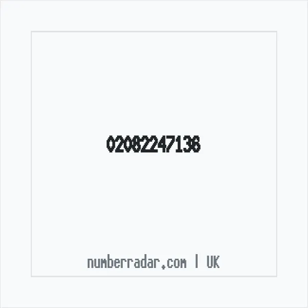 Reverse number check for +44 20 8224 7136 — who called me?