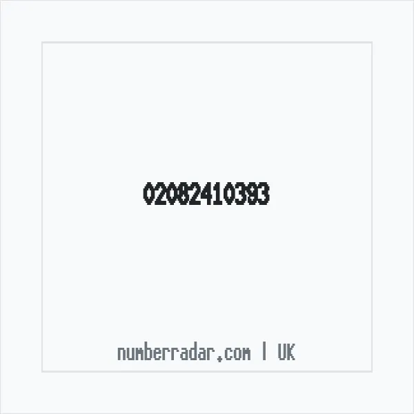 Reverse number check for +44 20 8241 0393 — who called me?