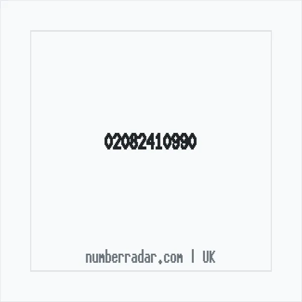 Reverse number check for +44 20 8241 0990 — who called me?