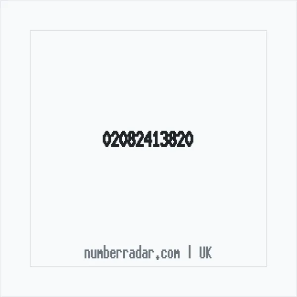 Reverse number check for +44 20 8241 3820 — who called me?