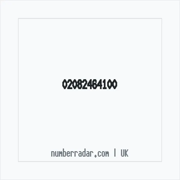 Reverse number check for +44 20 8246 4100 — who called me?