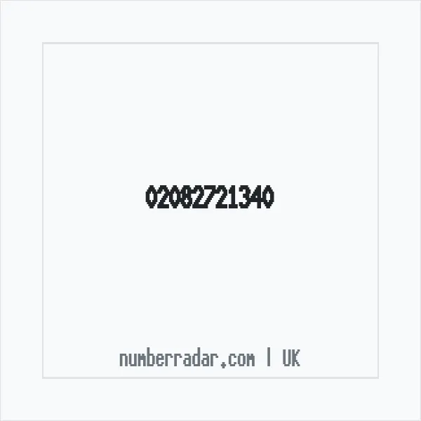 Reverse number check for +44 20 8272 1340 — who called me?