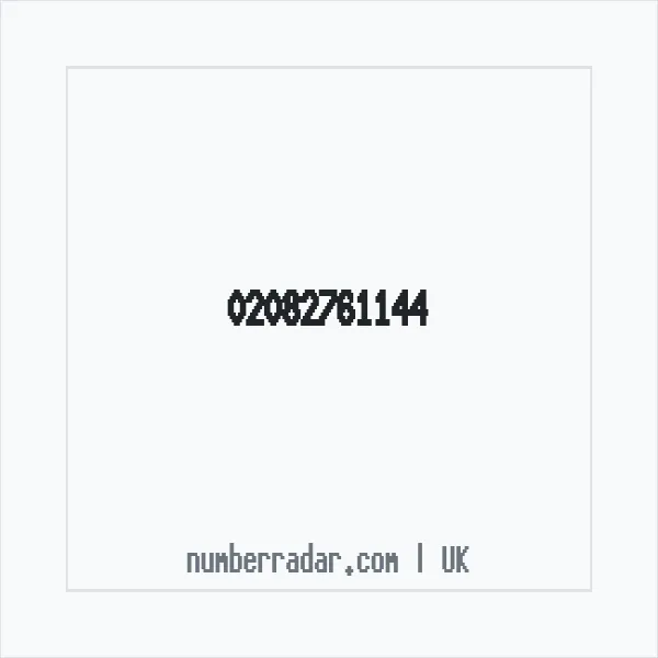 Reverse number check for +44 20 8276 1144 — who called me?