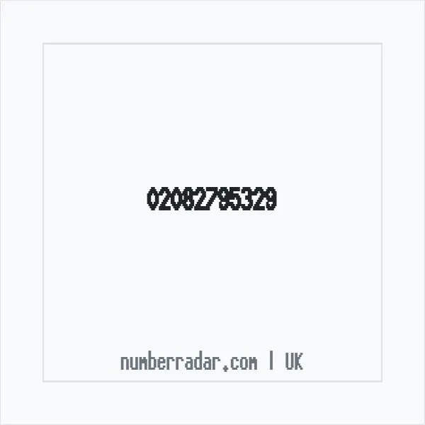 Reverse number check for +44 20 8279 5329 — who called me?