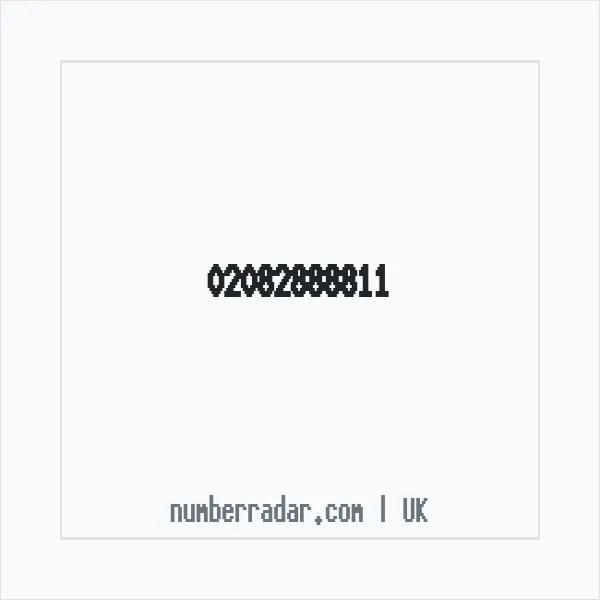 Reverse number check for +44 20 8288 8811 — who called me?