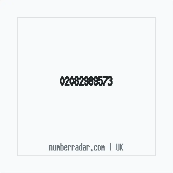 Reverse number check for +44 20 8298 9573 — who called me?