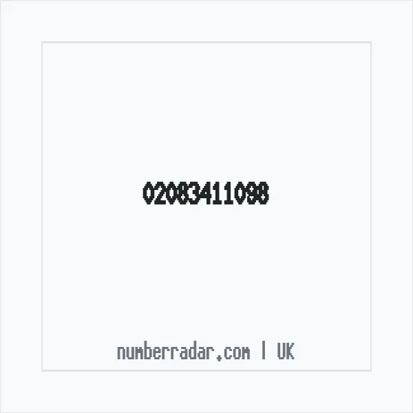 Reverse number check for +44 20 8341 1098 — who called me?