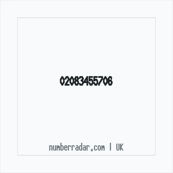 Reverse number check for +44 20 8345 5706 — who called me?