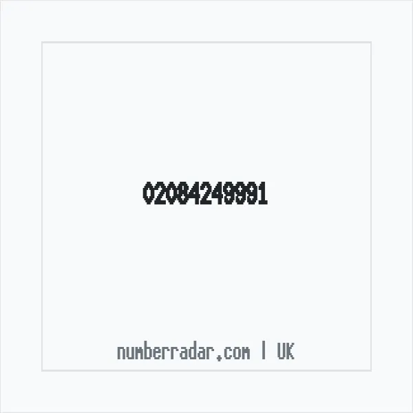 Reverse number check for +44 20 8424 9991 — who called me?