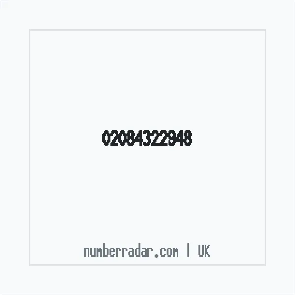 Reverse number check for +44 20 8432 2948 — who called me?