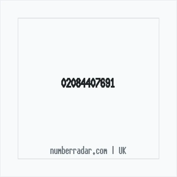 Reverse number check for +44 20 8440 7691 — who called me?