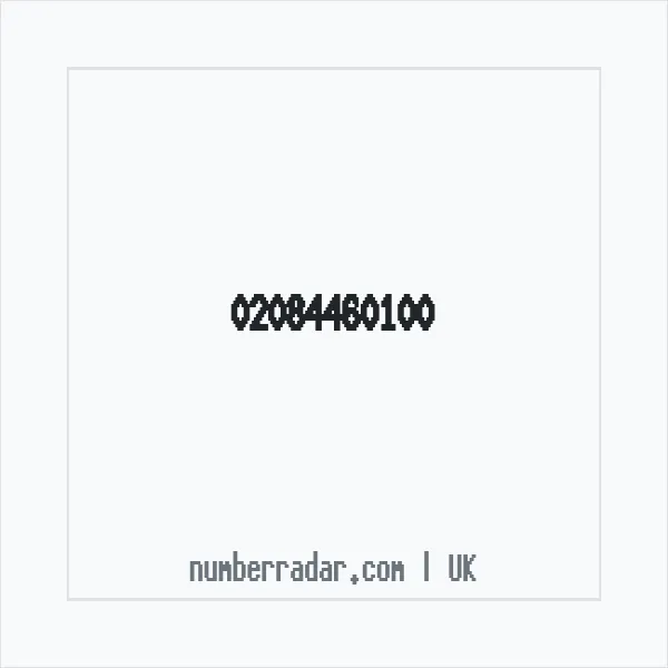 Reverse number check for +44 20 8446 0100 — who called me?