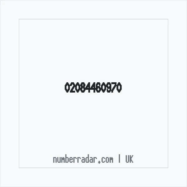 Reverse number check for +44 20 8446 0970 — who called me?