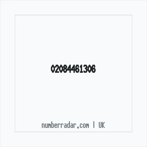 Reverse number check for +44 20 8446 1306 — who called me?