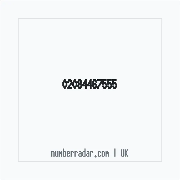 Reverse number check for +44 20 8446 7555 — who called me?
