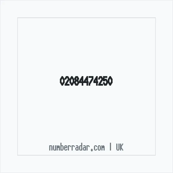 Reverse number check for +44 20 8447 4250 — who called me?