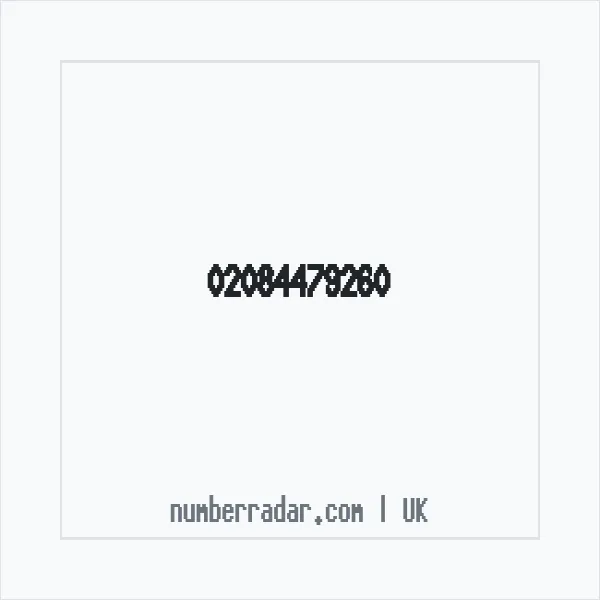 Reverse number check for +44 20 8447 9260 — who called me?