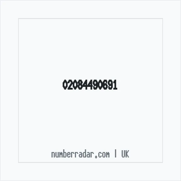 Reverse number check for +44 20 8449 0691 — who called me?