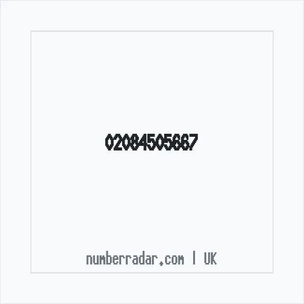 Reverse number check for +44 20 8450 5667 — who called me?