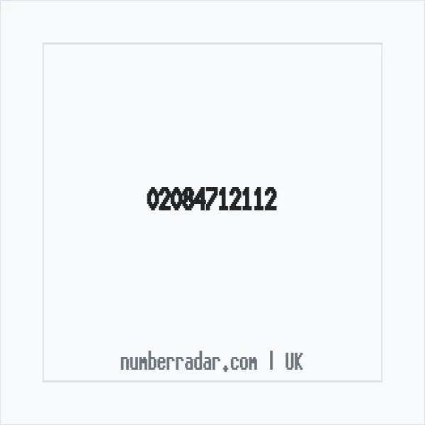 Reverse number check for +44 20 8471 2112 — who called me?
