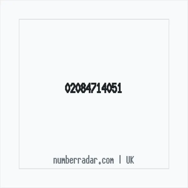 Reverse number check for +44 20 8471 4051 — who called me?