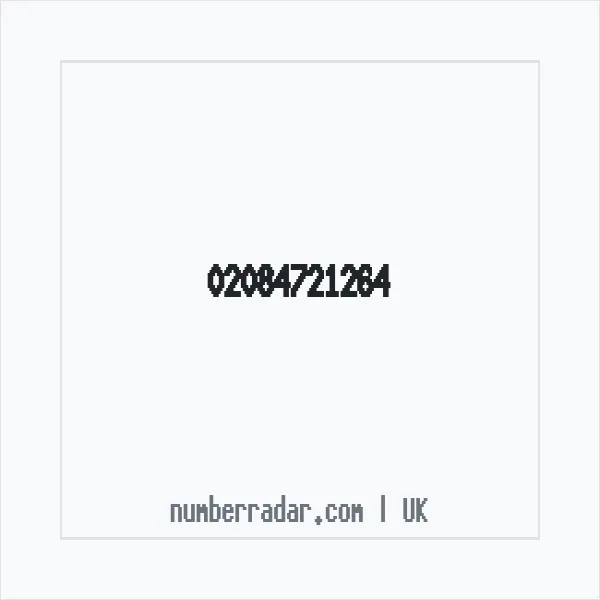 Reverse number check for +44 20 8472 1264 — who called me?