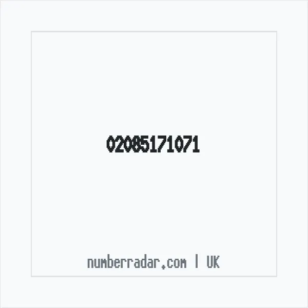 Reverse number check for +44 20 8517 1071 — who called me?