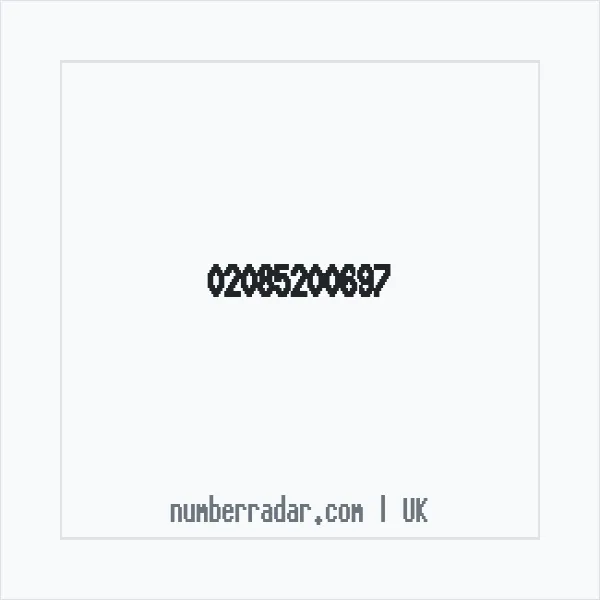 Reverse number check for +44 20 8520 0697 — who called me?